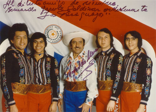 Arsenio Jara, Angel “Pato” García, Reynaldo Meza, Félix Orrego y Oscar Ramos